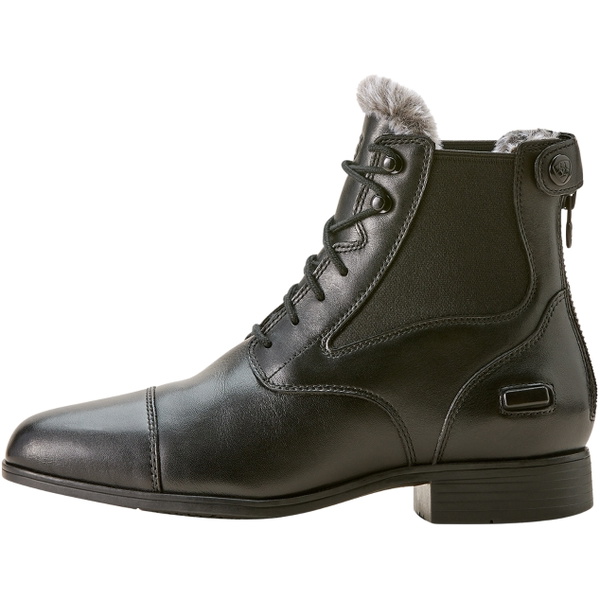 Ariat Mujeres Kendall Back Zip Sherpa Paddock Botas 10053765 - Black